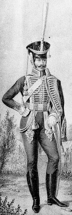 Офицер Гродненского гусарского полка, 1812-1817 годы