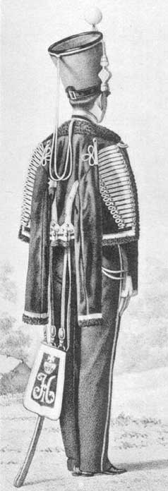 Русский гусарский ментик образца 1838 года.