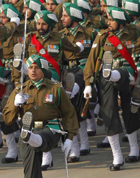 Полковая униформа Пенджабского полка (Punjab Regiment).