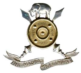 Полковая эмблема Мадрасского полка (The Madras Regiment).