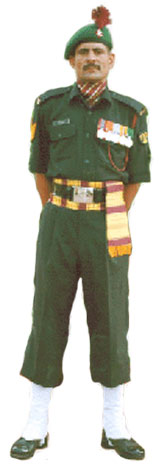 Полковая униформа Махарского полка (Mahar Regiment).