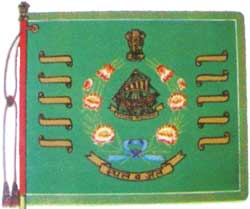полковое знамя Пенджабского полка (Punjab Regiment)