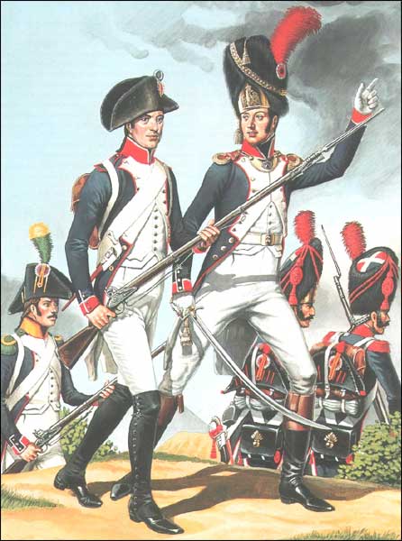 униформа линейной пехоты Наполеона