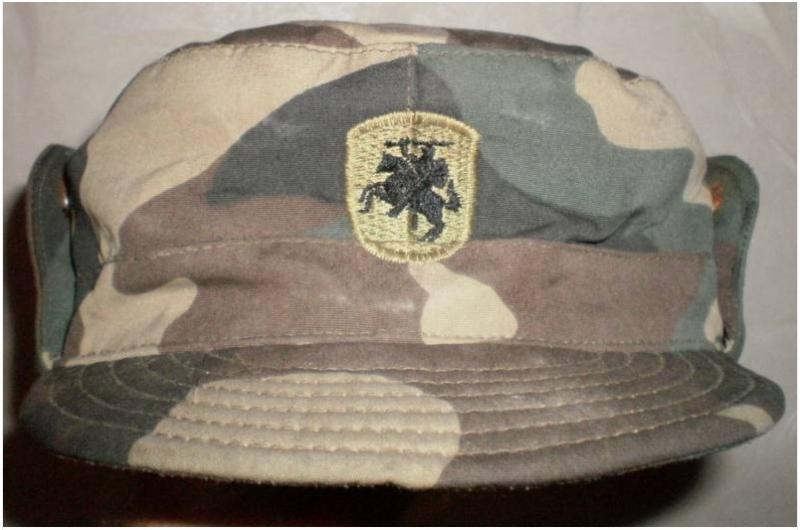 Полевое камуфлированное кепи солдат и младших офицеров Вооруженных Сил Литвы