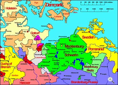 Мекленбург - карта
