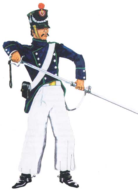 униформа перуанского кавалериста