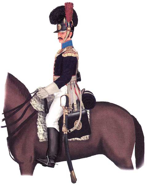 униформа португальской кавалерии 1806-1814 года