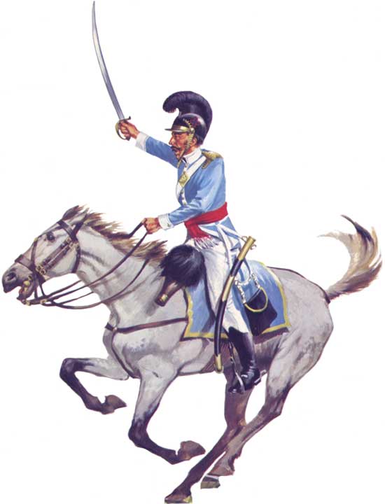 униформа португальской кавалерии 1806-1814 года