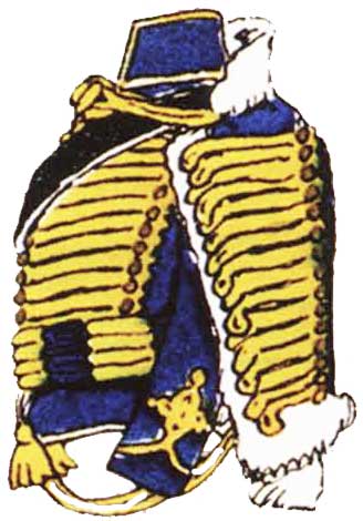 Униформа гусара Померанского гусарского полка, 1810-1814 годов