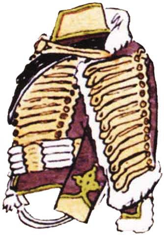 Униформа гусара 1-го Силезского гусарского полка, 1808-1814 годов