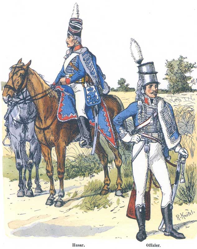 Гусарский полк принца Евгения Вюрттембергского №4, 1802 год