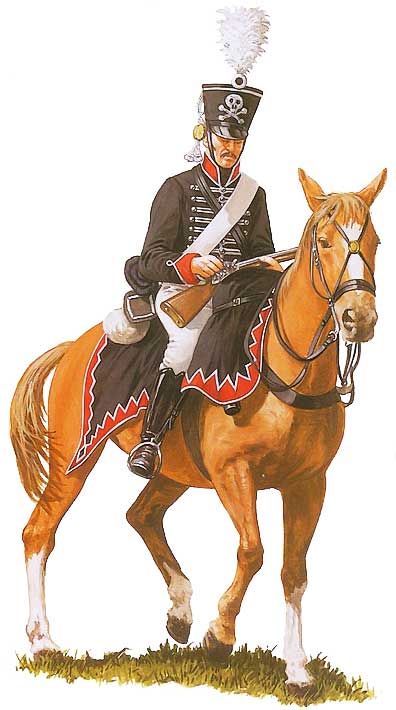 Униформа прусского 1-го лейб-гусарского полка, 1807 год - Uniforms Prussian 1st Life Hussars, 1807