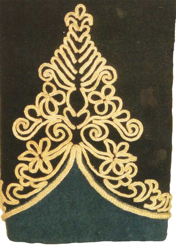 Доломан егеря-добровольца Эльбского Национального гусарского полка (Elb-National- Husaren-Regiment), 1813-1815