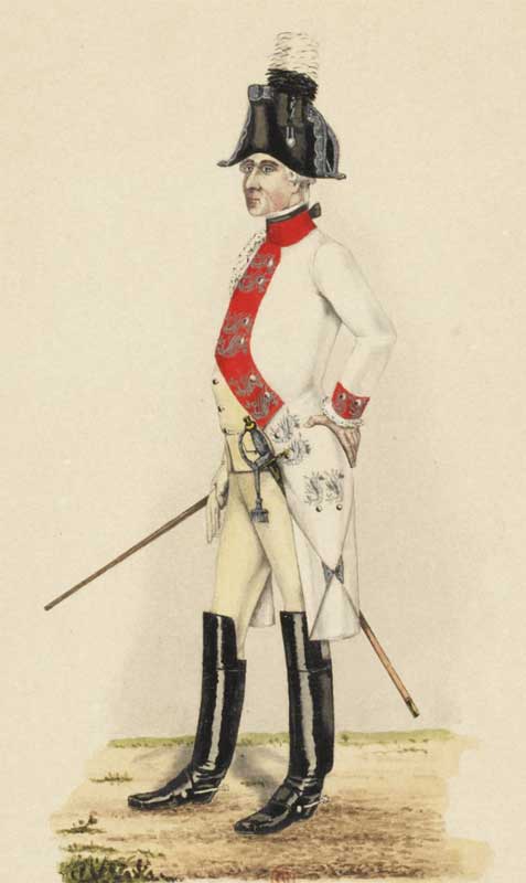 1-й прусский кирасирский полк, 1797 год