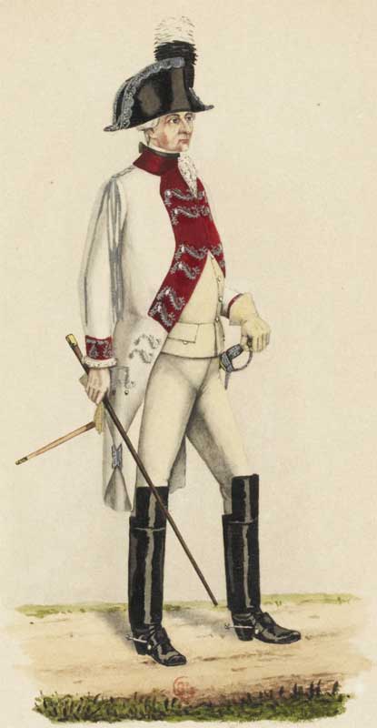 2-й прусский кирасирский полк, 1797 год
