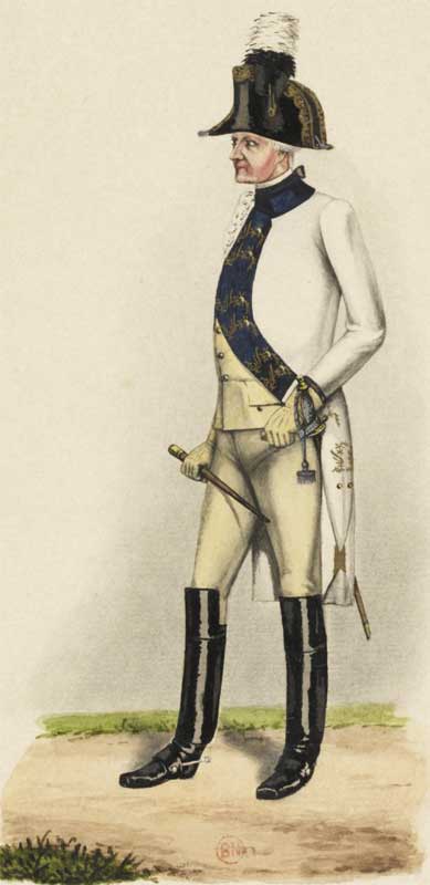 3-й прусский кирасирский полк, 1797 год