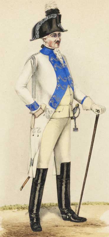 11-й прусский кирасирский полк, 1797 год