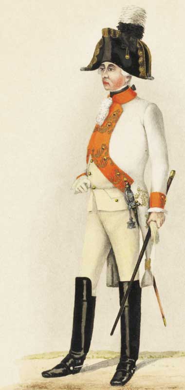 12-й прусский кирасирский полк, 1797 год