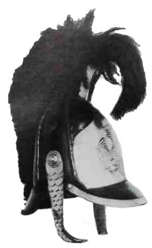 Шлем рядовых прусских кирасирских полков образца 1808 года - Helmet gewöhnlichen preußischen Kürassier-Regimenter der Probe im Jahr 1808