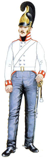 Униформа рядового прусского Garde du Corps, 1909-1913- Uniforms Private Prussian Garde du Corps, 1909-1913