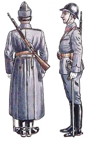 униформа румынской кавалерии 1916-1919 годов