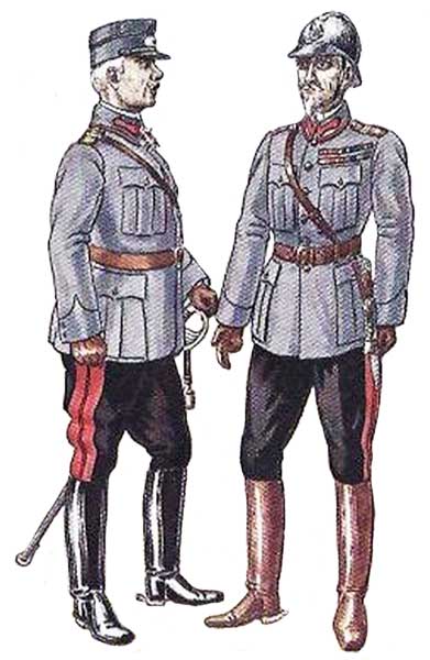 униформа генералов румынской армии 1916-1919