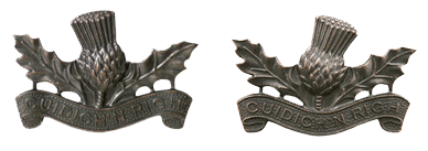 эмблема офицера Королевского полка Шотландии (Royal Regiment of Scotland)