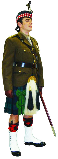 церемониальная униформа № 2А Королевского полка Шотландии (Royal Regiment of Scotland)