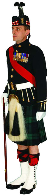 церемониальная униформа Королевского полка Шотландии (Royal Regiment of Scotland)
