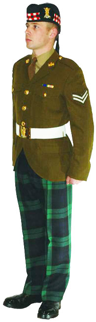 Капрал Королевского полка Шотландии (Royal Regiment of Scotland) в униформе № 2С.