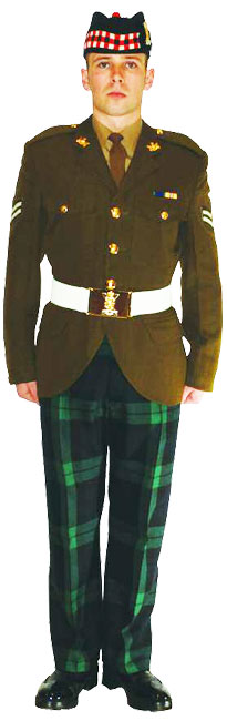 Капрал Королевского полка Шотландии (Royal Regiment of Scotland) в униформе № 2С.