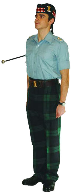 Офицер Королевского полка Шотландии (Royal Regiment of Scotland) в униформе № 14C.