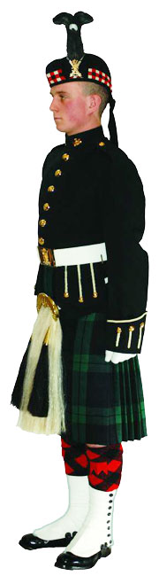 парадная униформа №1В Королевского полка Шотландии (Royal Regiment of Scotland)