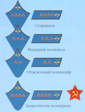 Знаки различия младшего командного состава ВВС РККА 1935-38 гг.