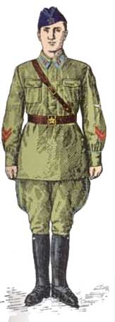 Униформа командного состава ВВС РККА 1936г.