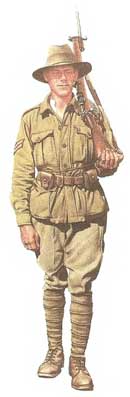Униформа австралийского пехотинца 1915 года