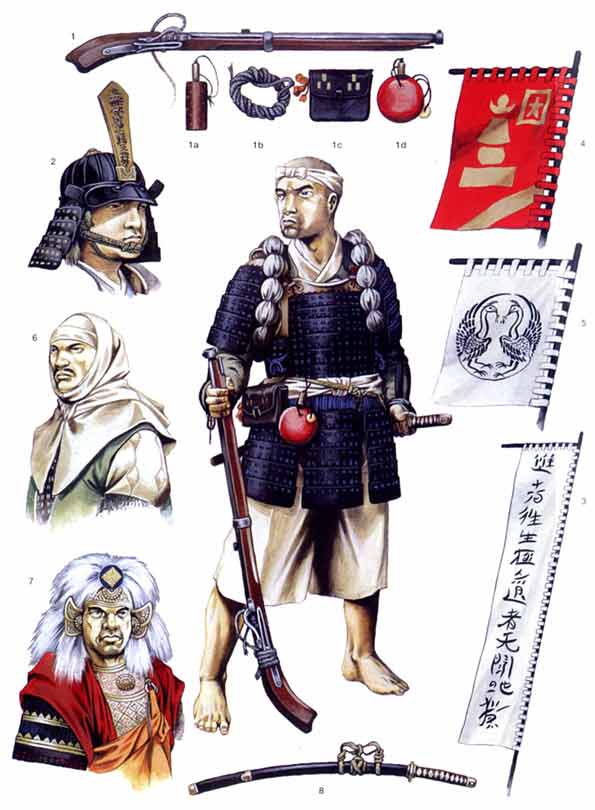 Воинствующий монах Икко-икки, Нагасима, 1574 год