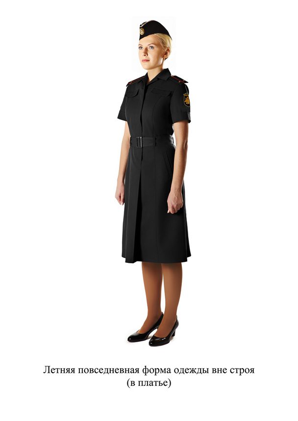 Женская форма полиции платье