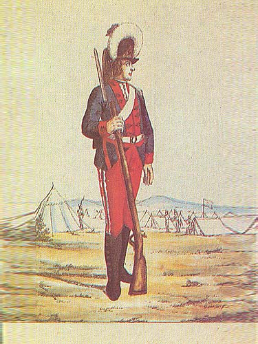 9. Х.-Г. Гейслер (1770-1844)
 Гренадер пехотного полка 1780- начала 1790-х годов