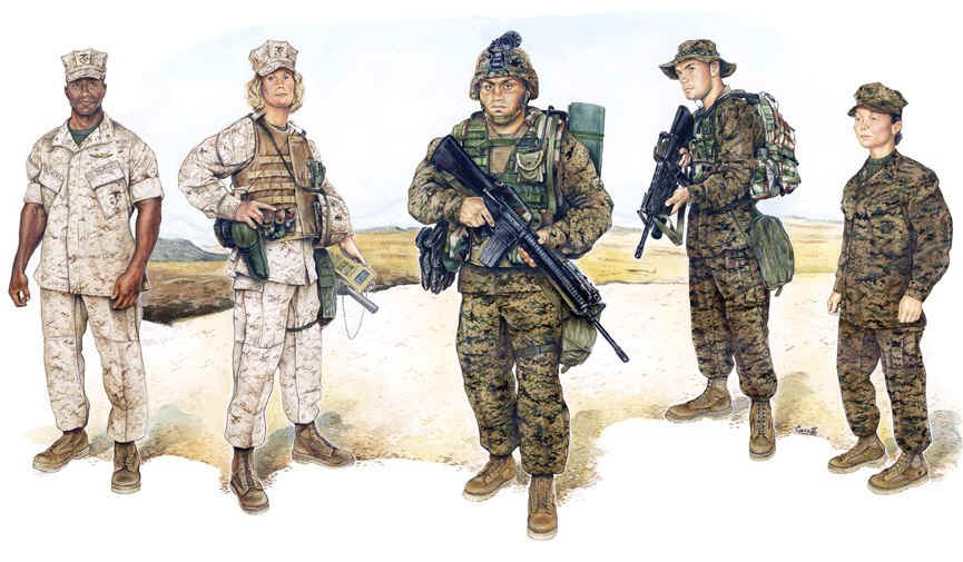 Камуфляж и униформа USMC США. -2.jpg