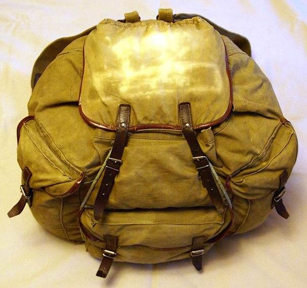 Советский туристический рюкзак-колобок