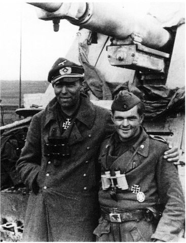 Капитан, кавалер Рыцарского Креста Альфред Цимап из состава 93-го тяжелого противотанкового дивизиона