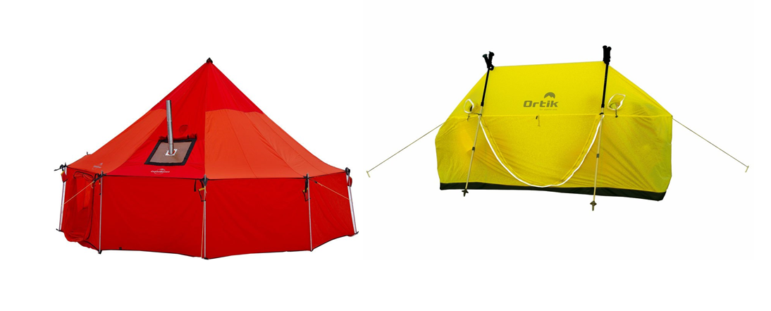 Бескаркасные палатки