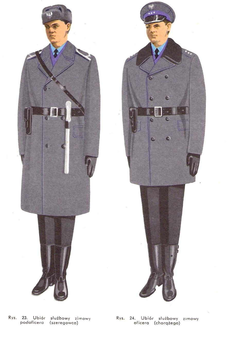 Форма Милиции Польской Народной Республики 1975 год
