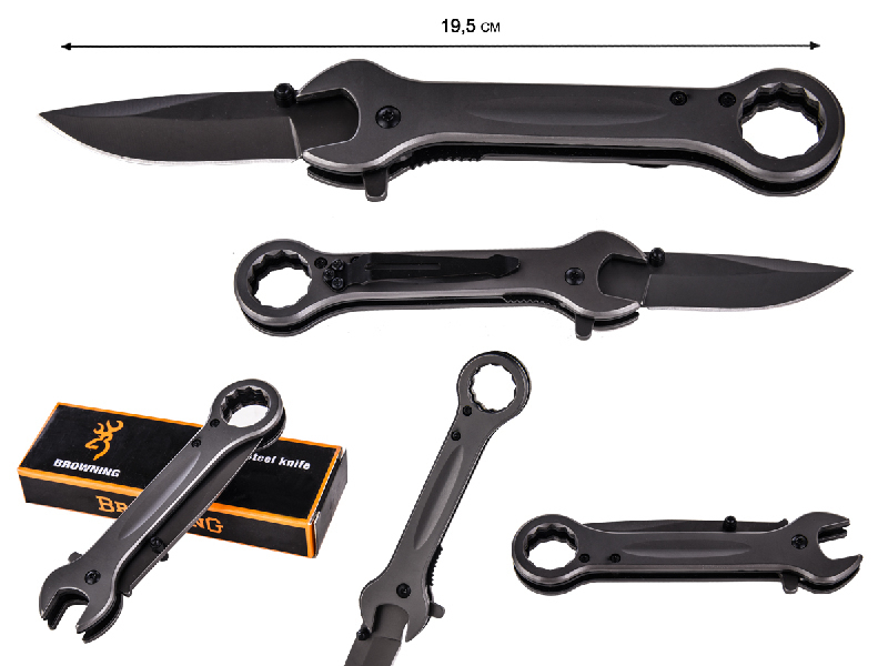     Frost Cutlery FC12 Wrench Knife Linerlock Gray - : 3003570159