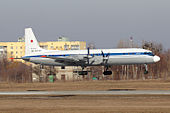 Russian Air Force Ilyushin Il-18D at Kharkiv Airport.jpeg